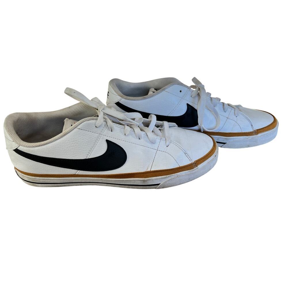 Men's Nike Court Legacy Sneaker, Size 13, White/Black, Lifestyle - Picture 4 of 7